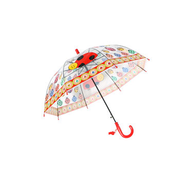 Transparent Children Poe Umbrella for Gift Use/Auto Open Straight Umbrella